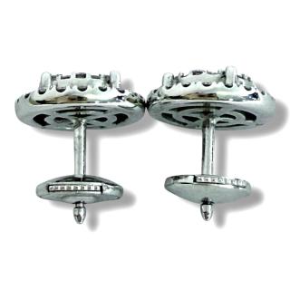 Boucles D'Oreilles Or 18Ct & Diamants Sergio Ferris