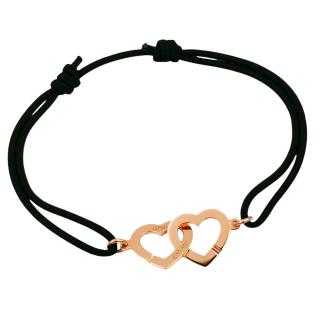 Bracelet Dinh Van Double Coeur Or 18 Ct