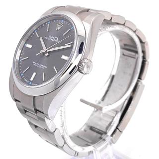 Rolex Oyster Perpetual 39 Rhodium Dial