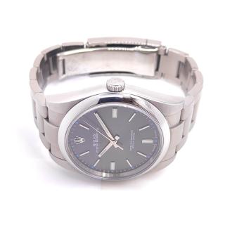 Rolex Oyster Perpetual 39 Rhodium Dial
