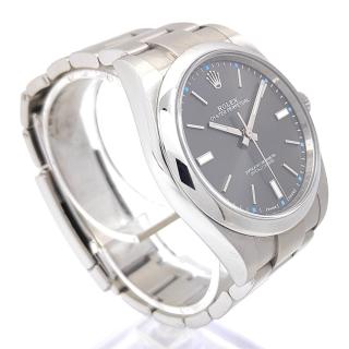 Rolex Oyster Perpetual 39 Rhodium Dial
