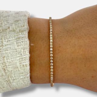 Bracelet Rivière Or 18Ct & Diamants