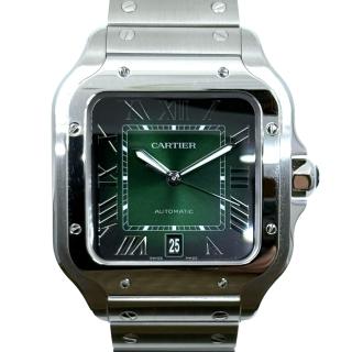 Cartier Santos Large Model Green Dial