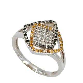 Bague Or 14 Ct & Diamants