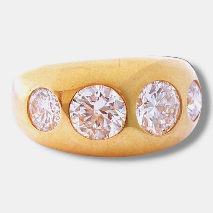 Bague Or 18Ct & Diamants