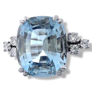 Bague Topaze & Diamants