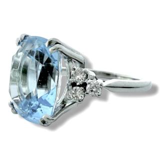 Bague Topaze & Diamants