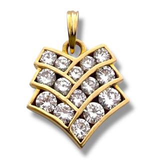 Pendentif Or 20Ct & Diamants