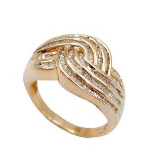 Bague Or 14 Ct & Diamants