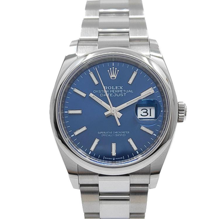 Rolex DateJust 36 Blue Dial