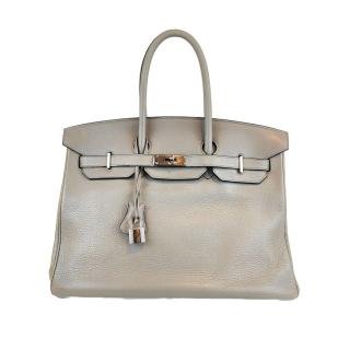 Hermès Birkin 35 Taurillon Clémence Étoupe