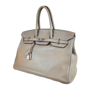 Hermès Birkin 35 Taurillon Clémence Étoupe