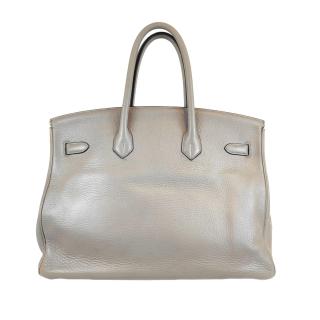 Hermès Birkin 35 Taurillon Clémence Étoupe