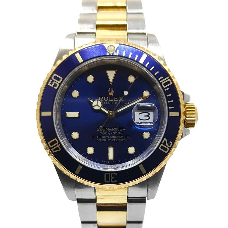 Rolex Submariner 40 Custom Two Tone Blue Dial & Bezel