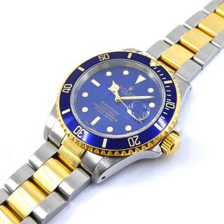 Rolex Submariner 40 Custom Two Tone Blue Dial & Bezel
