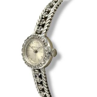 Jaeger-LeCoultre Montre Vintage Or Blanc 18 carats avec...