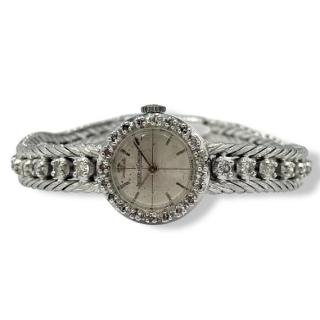 Jaeger-LeCoultre Montre Vintage Or Blanc 18 carats avec diamants
