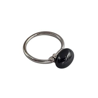 Pomellato Bague Capri Céramique Noire et Diamants