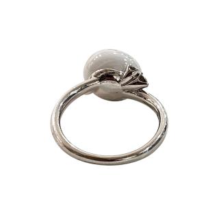 Pomellato Bague Capri Céramique Blanche et Diamants