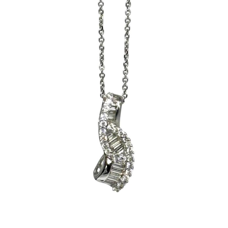 Collier Or Blanc 18CTS