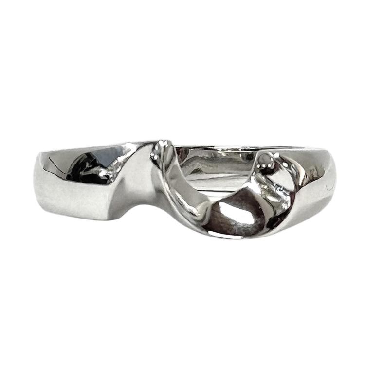 Bague Or Blanc 18CT