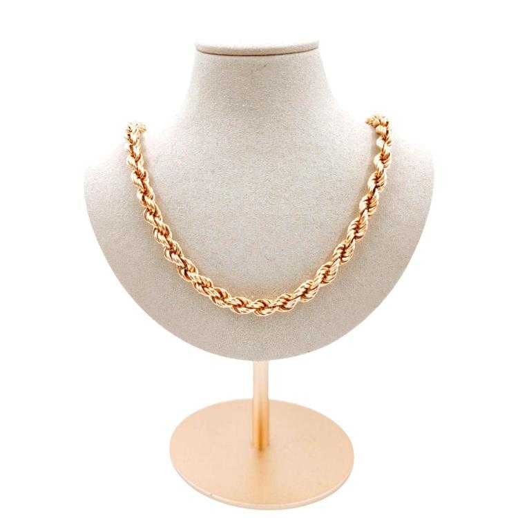 Collier Or Jaune 18 Ct