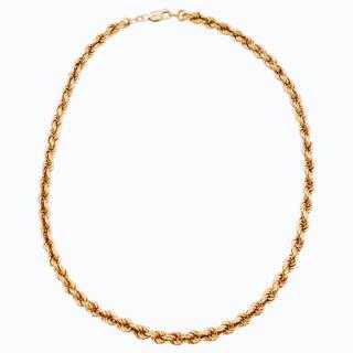 Collier Or Jaune 18 Ct