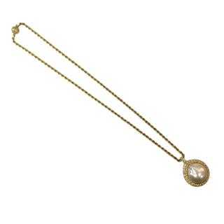 Collier Or Jaune 18CT, Diamants et Perles
