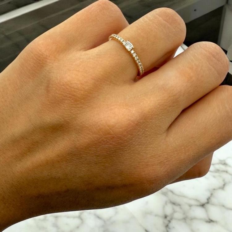 Bague Cartier Étincelle Or Rose 18 Ct