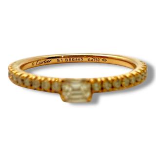 Bague Cartier Étincelle Or Rose 18 Ct