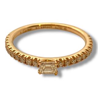 Bague Cartier Étincelle Or Rose 18 Ct