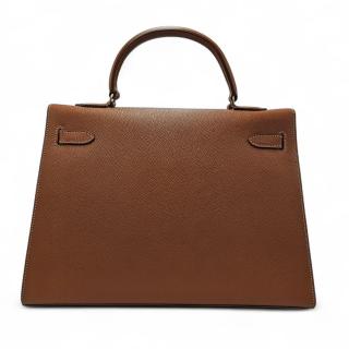 Sac Hermes Kelly sellier 32 Epsom Gold