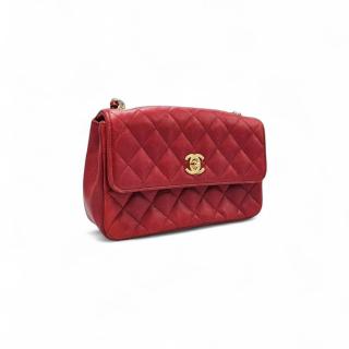 Sac Chanel Rouge Mini Fermoir Timeless