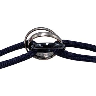 Bracelet sur Cordon Cartier Trinity Or Blanc et Céramique