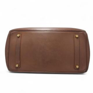 Sac Hermes Birkin 40 Marron Veau Gras