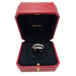 Bague Cartier Trinity Or Blanc et Céramique