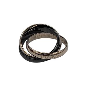 Bague Cartier Trinity Or Blanc et Céramique