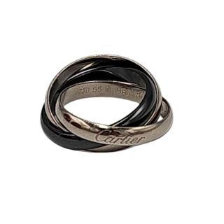 Bague Cartier Trinity Or Blanc et Céramique