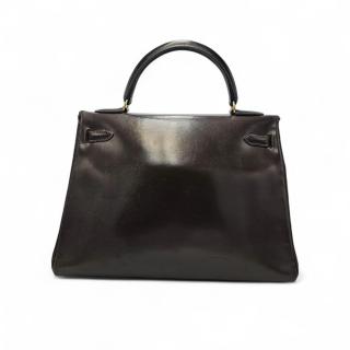 Sac Hermes Kelly 32 Boite de retour Marron