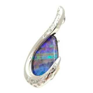 Pendentif Or 18Ct & Opale