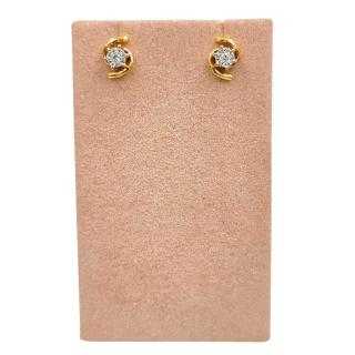 Boucles d'Oreilles Or 18 Ct & Diamants