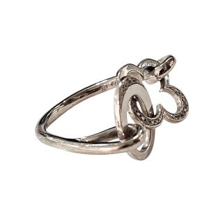 Bague Or Blanc 18 Ct et Diamants Rezzonico