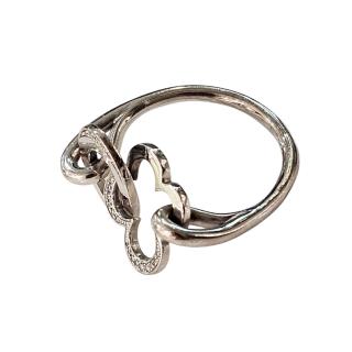 Bague Or Blanc 18 Ct et Diamants Rezzonico
