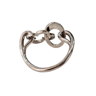 Bague Or Blanc 18 Ct et Diamants Rezzonico