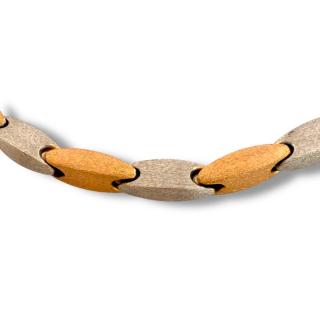 Bracelet Or Blanc & Rose 18CT