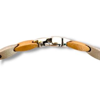 Bracelet Or Blanc & Rose 18CT