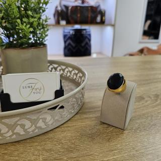 BAGUE POMELLATO VICTORIA JAIS NOIR