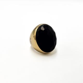 BAGUE POMELLATO VICTORIA JAIS NOIR