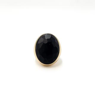 BAGUE POMELLATO VICTORIA JAIS NOIR