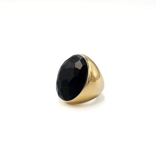 BAGUE POMELLATO VICTORIA JAIS NOIR